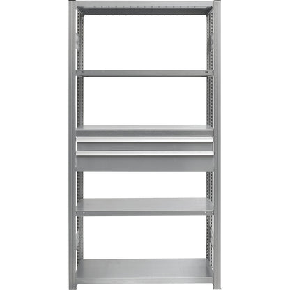 Drawer set, 2 drawers, zinc plated, WxD 1000 x 500 mm, max. load 60 kg, installation height 300 mm.