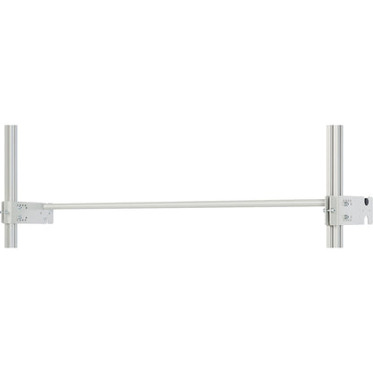 Packing table complete, manually height adjustable, set 2 with shelf, cutter, dispensing unit, WxD 1500 x 800 mm, beech top.