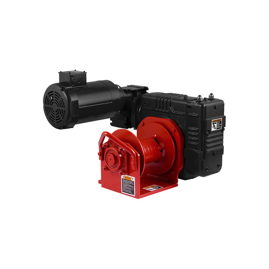Electric cable winch Atlas II, portable, max. load 2000 kg, rope length 13.7 m.