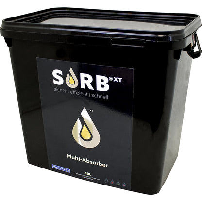 Multi-Absorber, natural fibre absorbent agent, 10 l bucket, grain size 0.125 - 4.0 mm.