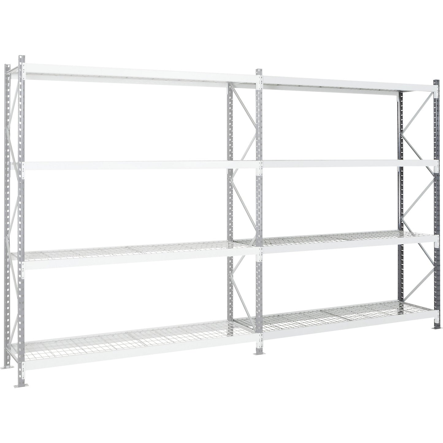 Wide span shelving unit sprinkler, max. shelf load 400 kg, HxWxD 2500 x 1500 x 800 mm, extension shelf unit.