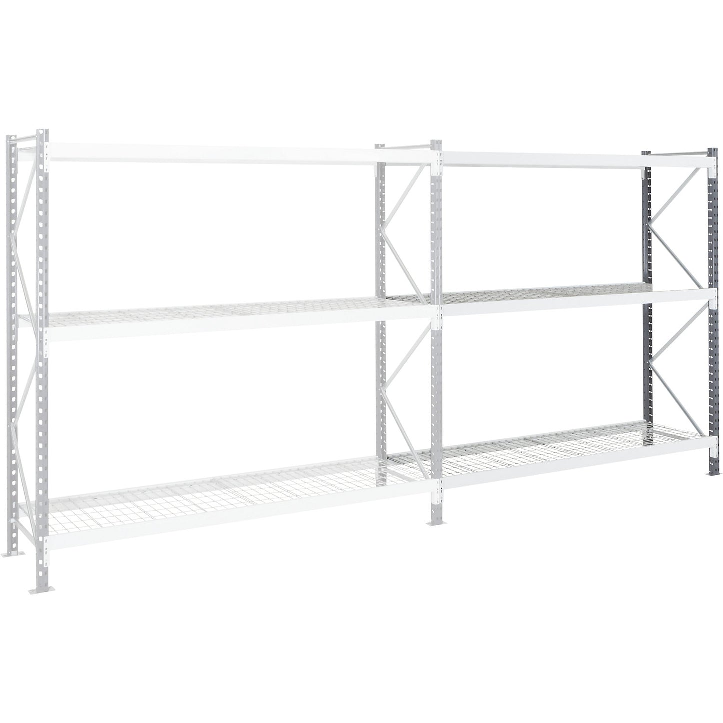 Wide span shelving unit sprinkler, max. shelf load 800 kg, HxWxD 2000 x 2500 x 600 mm, extension shelf unit.