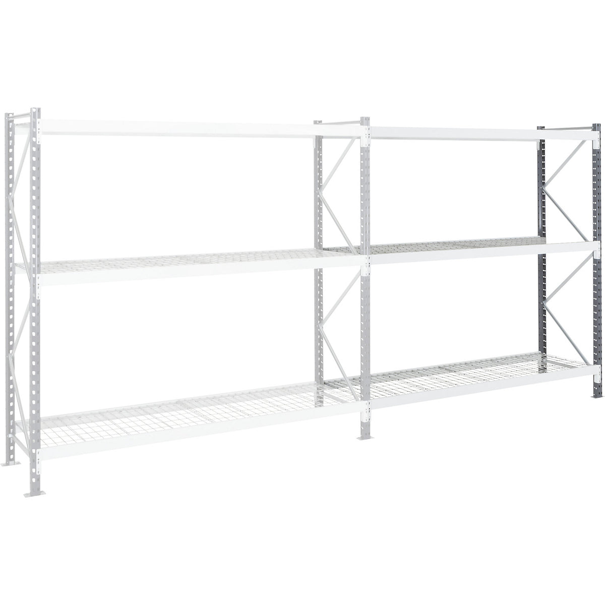 Wide span shelving unit sprinkler, max. shelf load 660 kg, HxWxD 2000 x 2000 x 800 mm, extension shelf unit.
