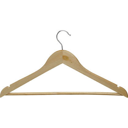 MAULMIRA coat hanger, L 445 mm, wood, pack of 20.