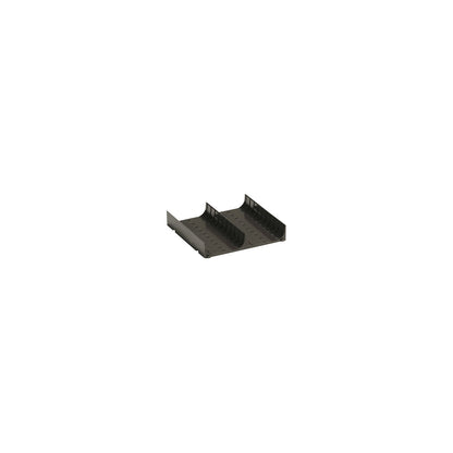ESD drawer divider, trays, pack of 6, 2 cavities, Ø 70 mm, HxWxD 26 x 150 x 150 mm.