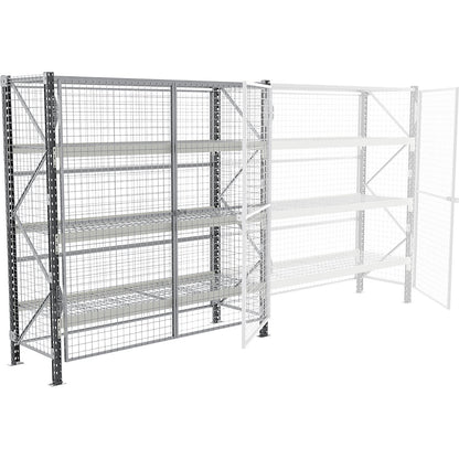 Wide-span safety shelving unit, max. bay load 4500 kg, HxWxD 2500 x 1800 x 600 mm, standard shelf unit.