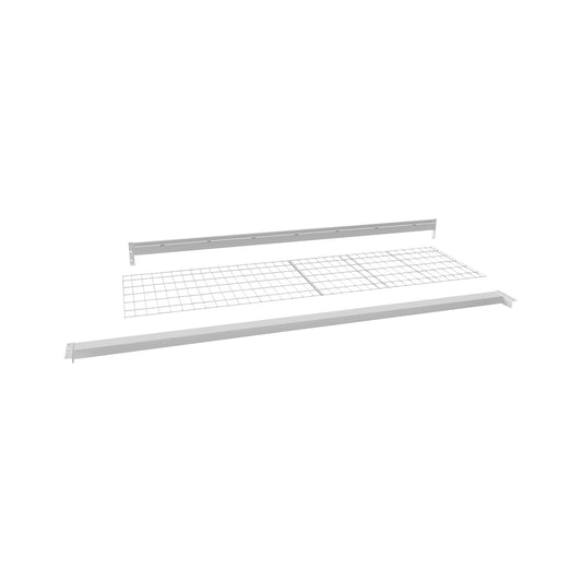 Wide-span safety shelving unit, max. bay load 4500 kg, HxWxD 2000 x 1800 x 800 mm, extension shelf unit.