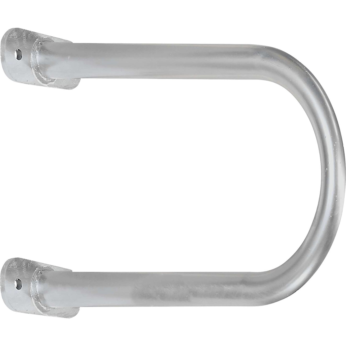 Wall protection bar, zinc plated/red, HxW 600 x 350 mm.