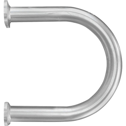 Wall protection bar, zinc plated/red, HxW 350 x 350 mm.