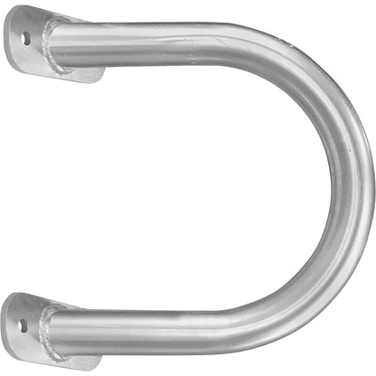 Wall protection bar, zinc plated/red, HxW 350 x 350 mm.