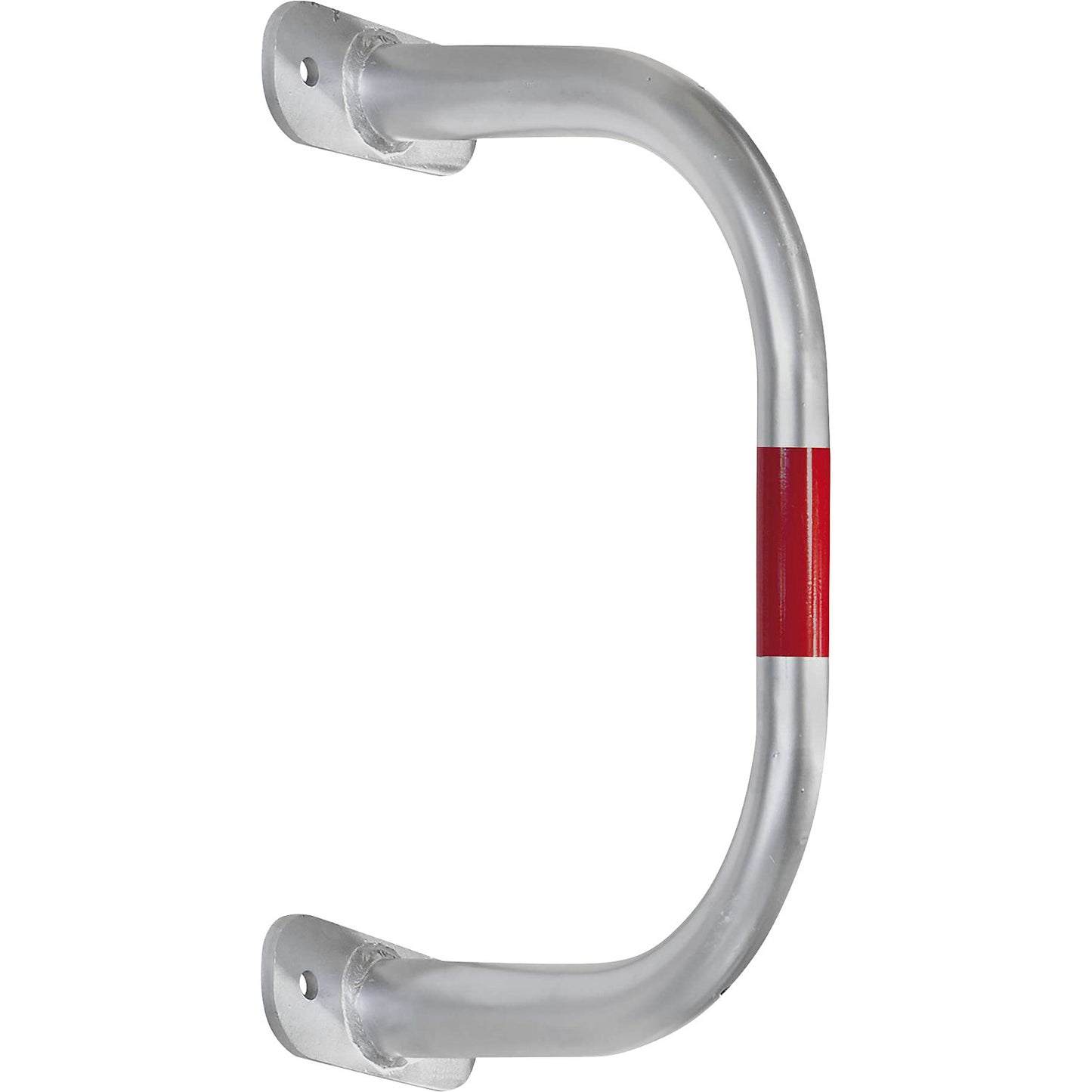 Wall protection bar, zinc plated/red, HxW 350 x 500 mm.