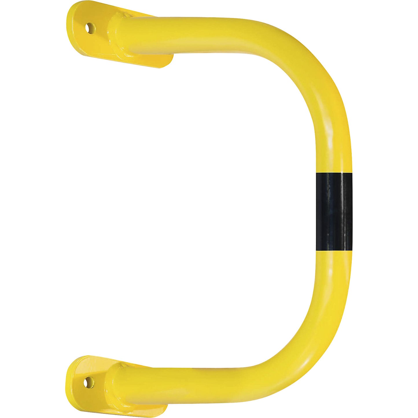 Wall protection bar, yellow/black, HxW 350 x 500 mm.