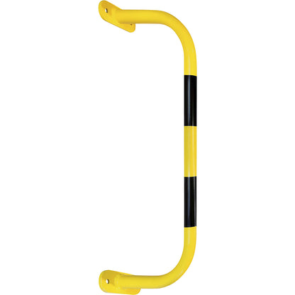 Wall protection bar, yellow/black, HxW 350 x 1000 mm.