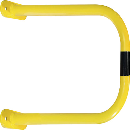 Wall protection bar, yellow/black, HxW 600 x 750 mm.