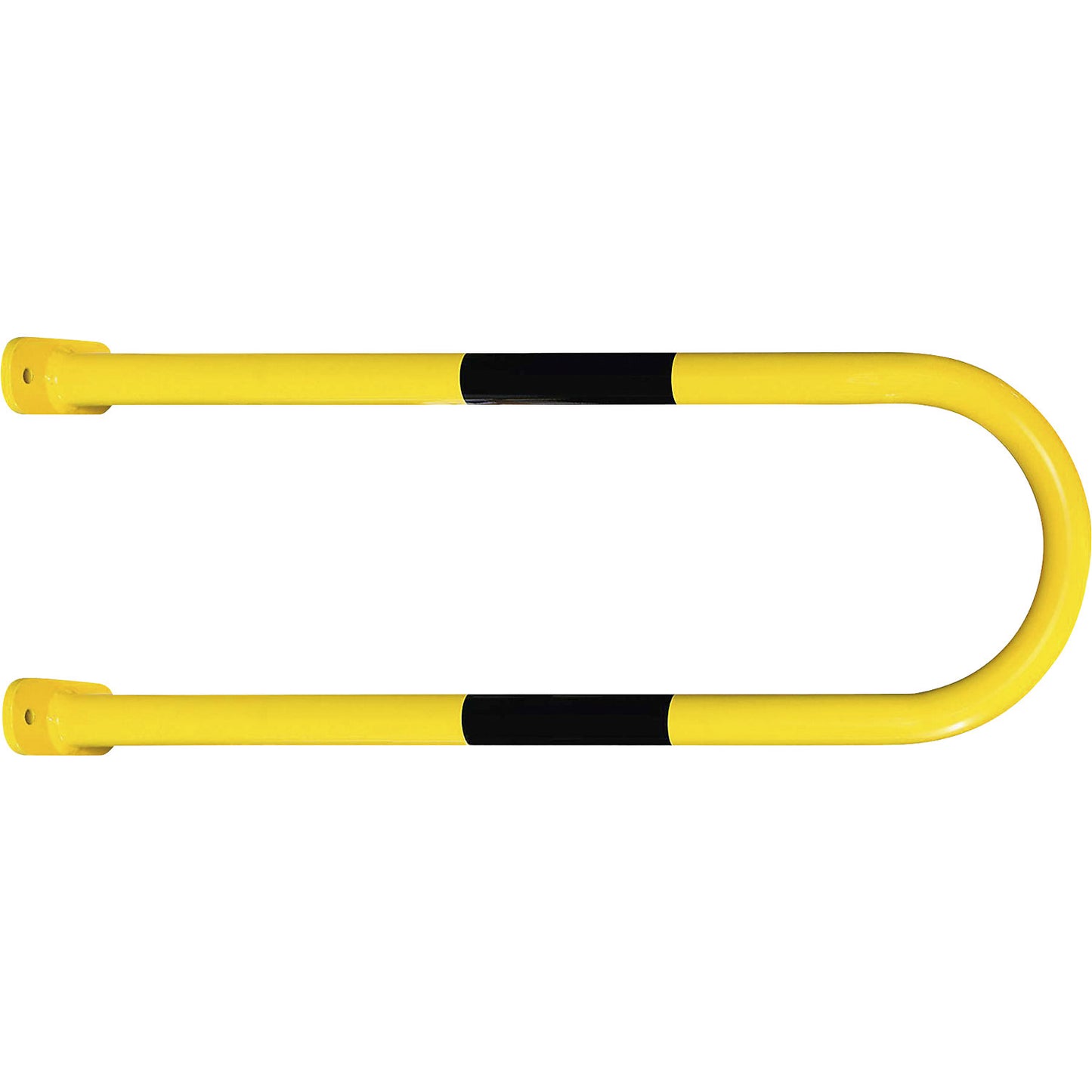 Wall protection bar, yellow/black, HxW 1000 x 350 mm.