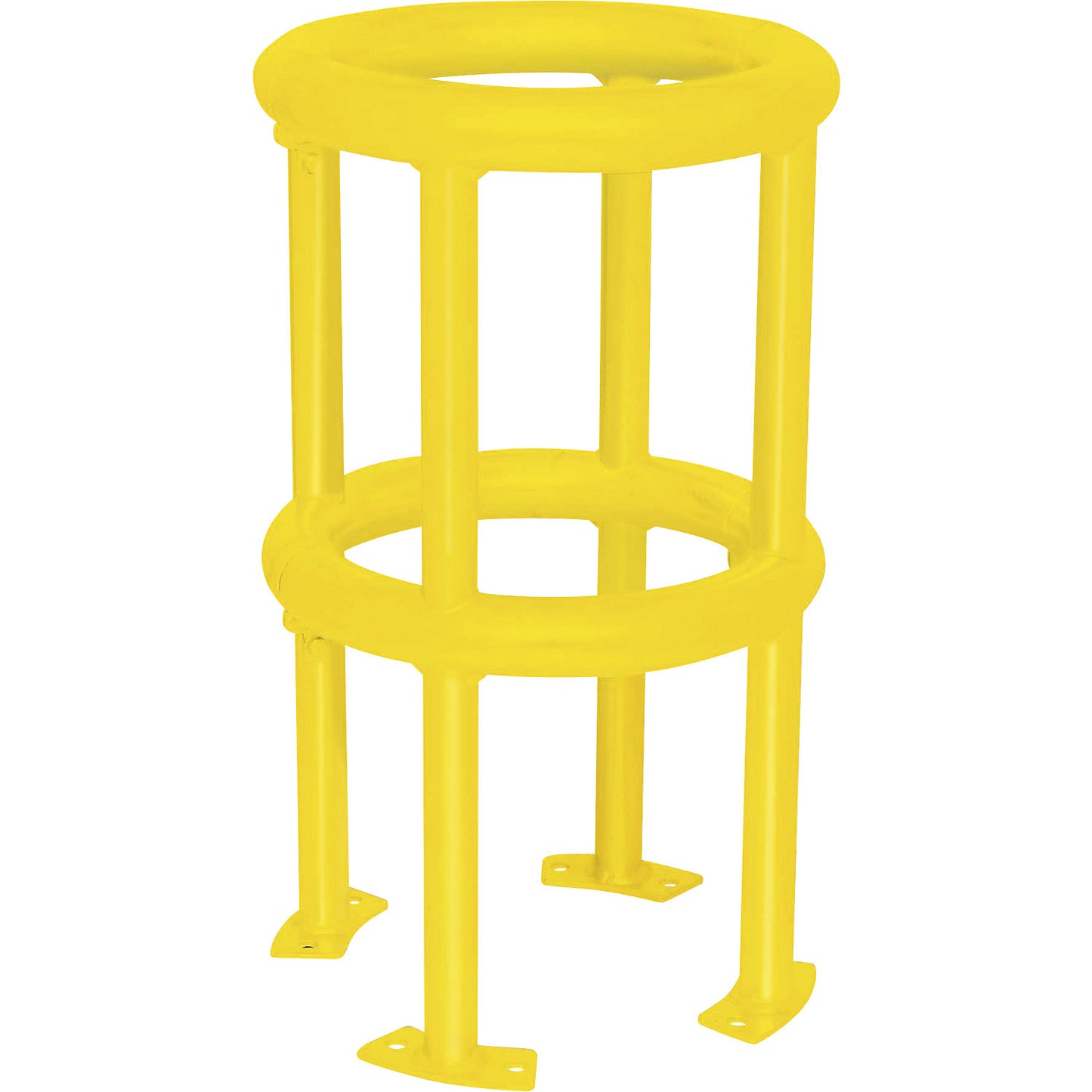 Pipe protection, HxWxD 600 x 350 x 350 mm, yellow.