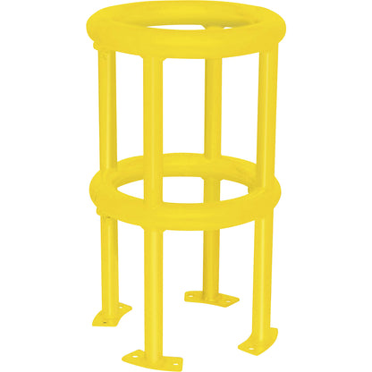 Pipe protection, HxWxD 600 x 350 x 350 mm, yellow.