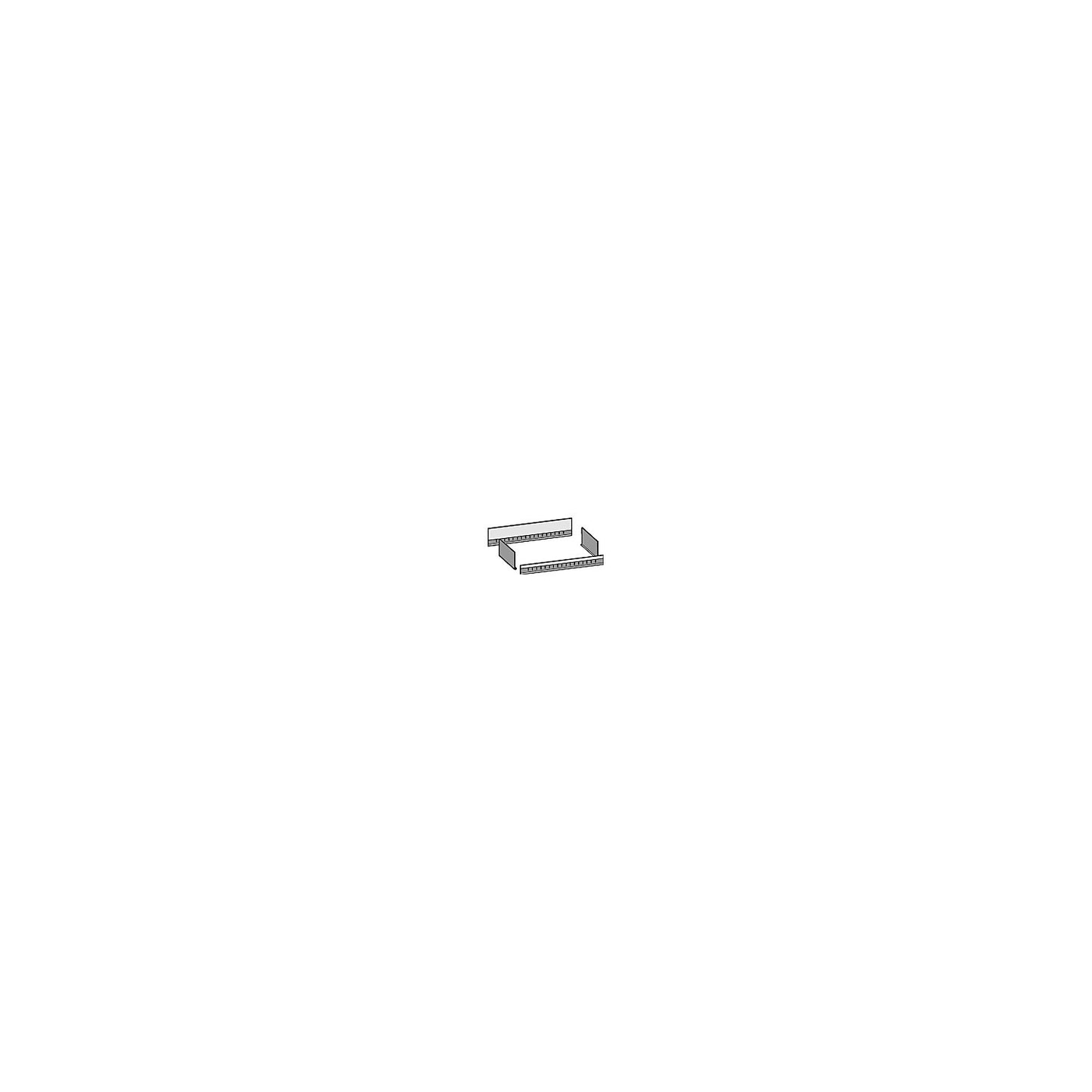 Tray insert, width 1000 mm, for shelf depth 600 mm, zinc-plated.