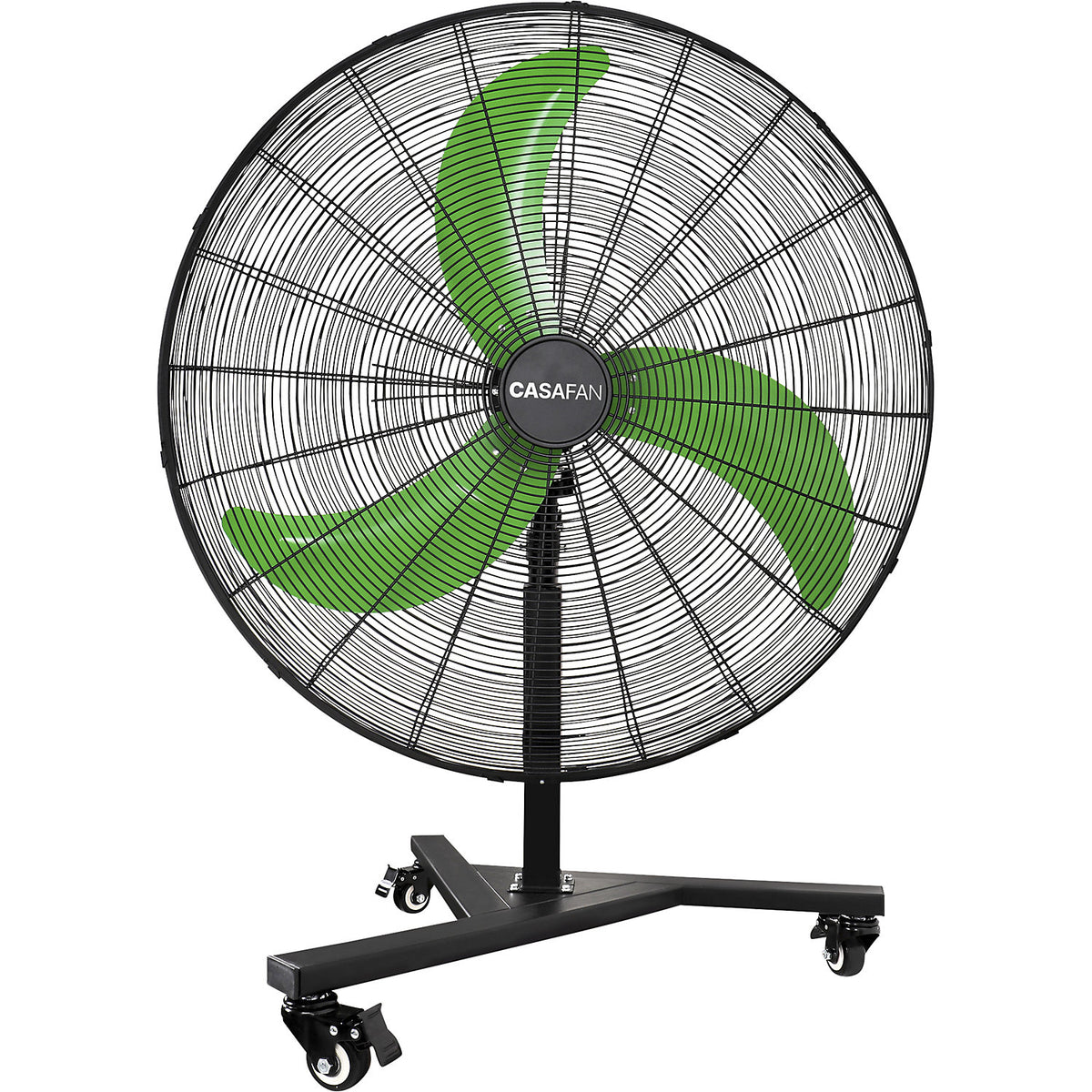 Mobile pedestal fan WM-S 9 Silent Power, 6 speed settings, black.