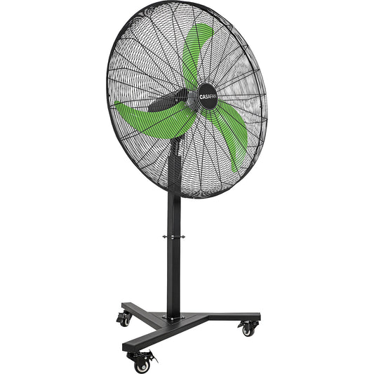 Mobile pedestal fan WM-S 9 Silent Power, 6 speed settings, black.