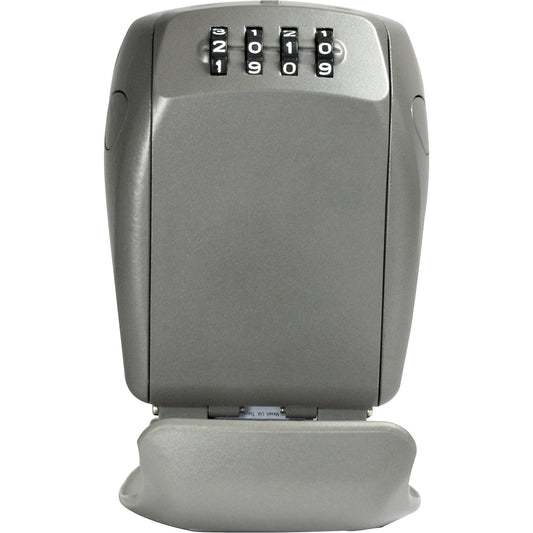 Large key box, without handle, pack of 4, grey.