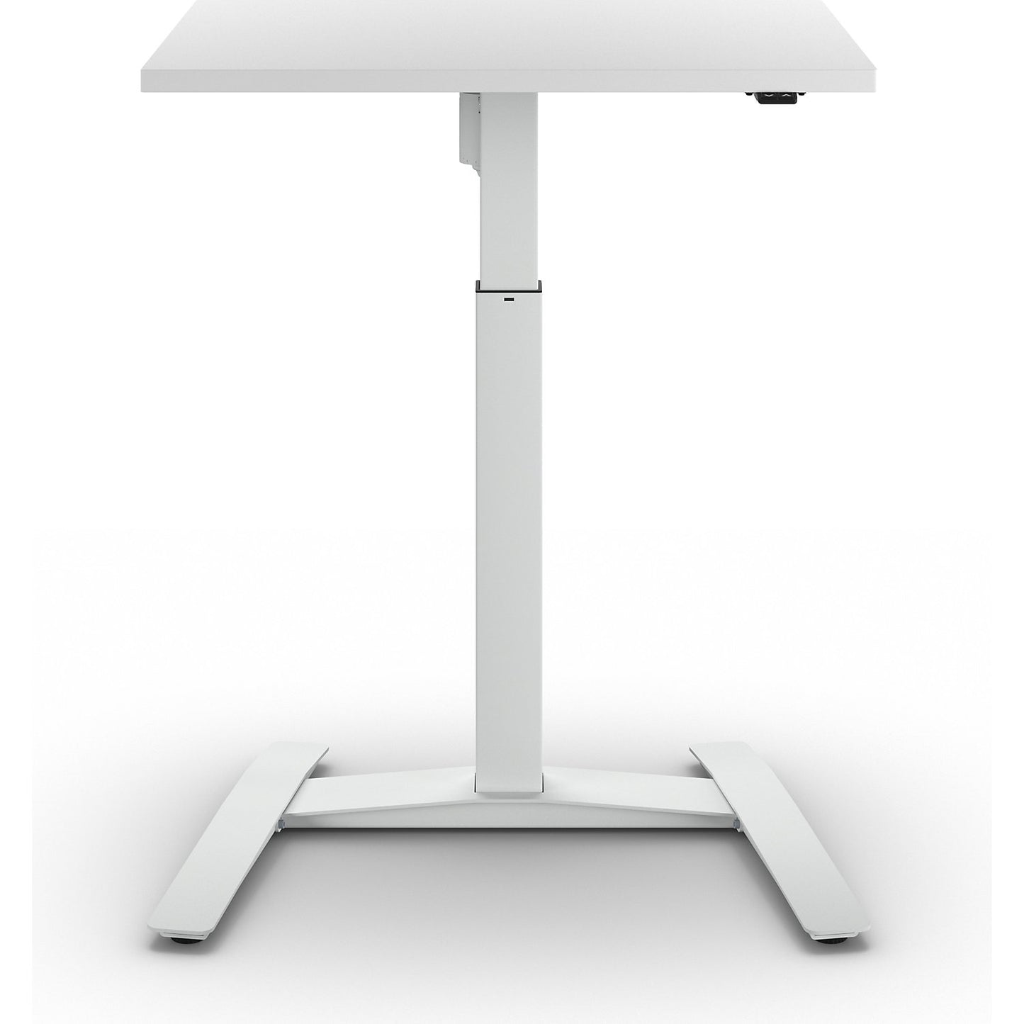Atlanta 1-column desk, WxD 800 x 600 mm, white, white.