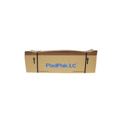 PadPak LC paper, recycled, width 760 mm, 70/70 g/m², brown, recycled kraft paper, kraft paper.