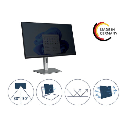 Privacy filter, black, WxH 474 x 296 mm, 22 inches.