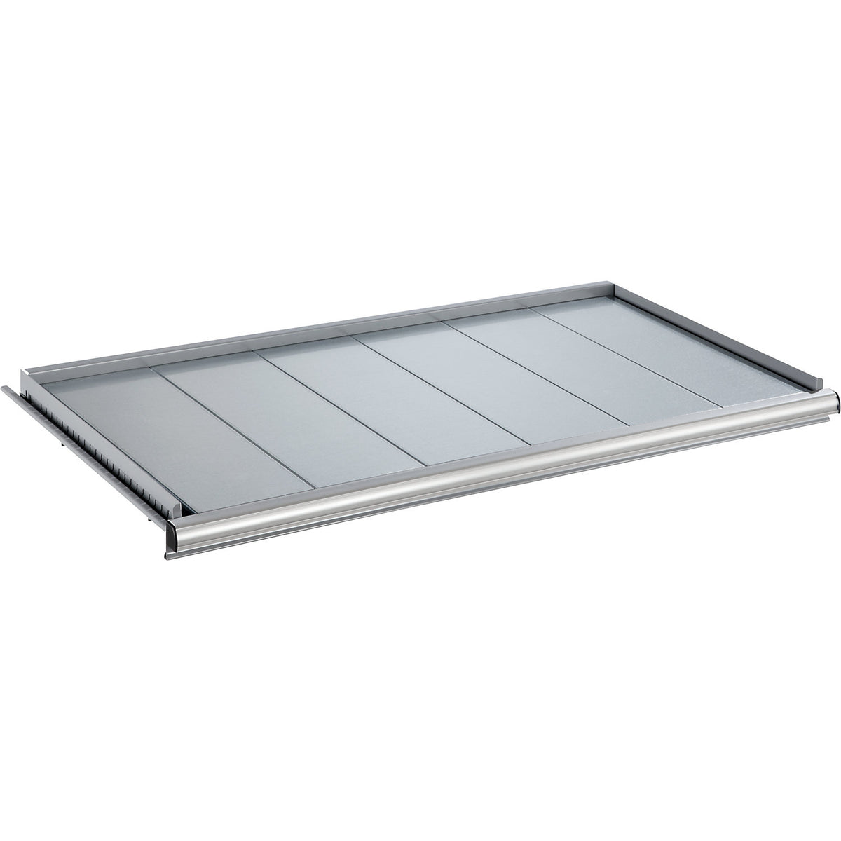 Pull-out shelf for ESD heavy-duty cabinet, HxWxD 75 x 918 x 459 mm, max. load 200 kg, light grey RAL 7035.