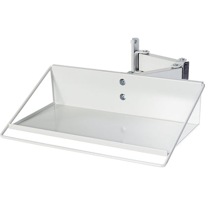 Equipment shelf, with small double arm, ESD, max. 15 kg.