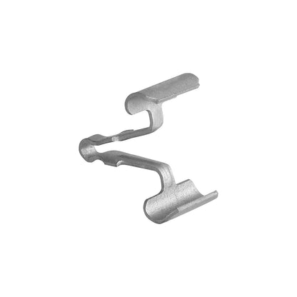 Locking spring, patented design, silver.