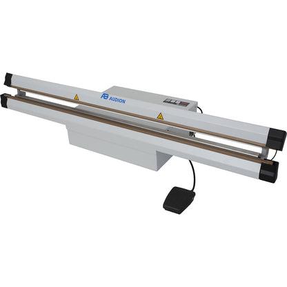 Industrial Sealmaster 1020 impulse sealer, with foot pedal, sealing seam LxW 1020 x 5 mm.