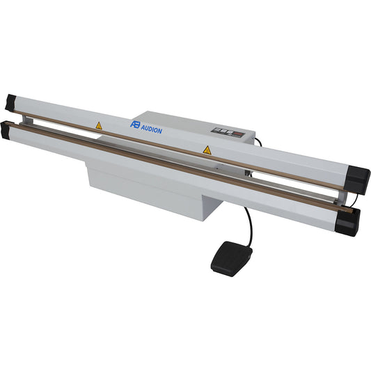 Industrial Sealmaster 1020 impulse sealer, with foot pedal, sealing seam LxW 1020 x 5 mm.