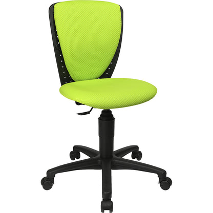 HIGH S'COOL office chair, without arm rests, green.