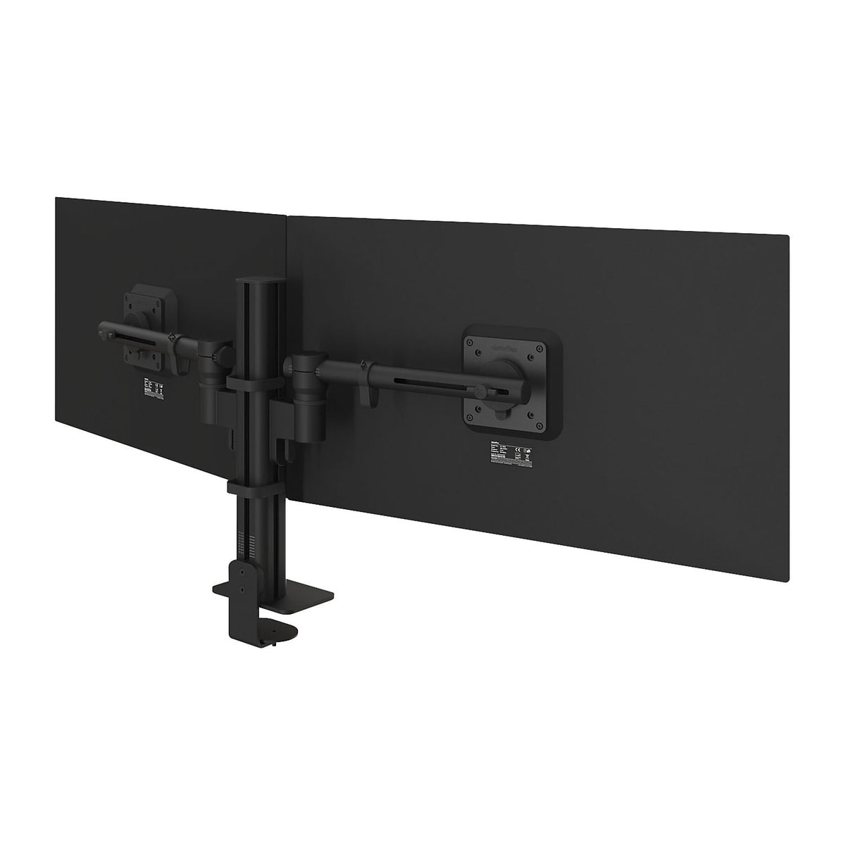 Viewgo Modular monitor arm, height adjustment 345 mm, for 2 monitors, black.