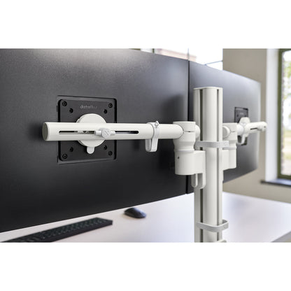 Viewgo Modular monitor arm, height adjustment 345 mm, for 2 monitors, black.