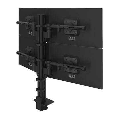 Viewgo Modular monitor arm, height adjustment 645 mm, for 4 monitors, black.
