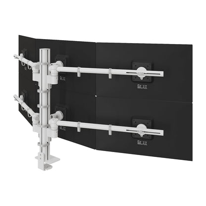 Viewgo Modular monitor arm, height adjustment 645 mm, for 6 monitors, white.