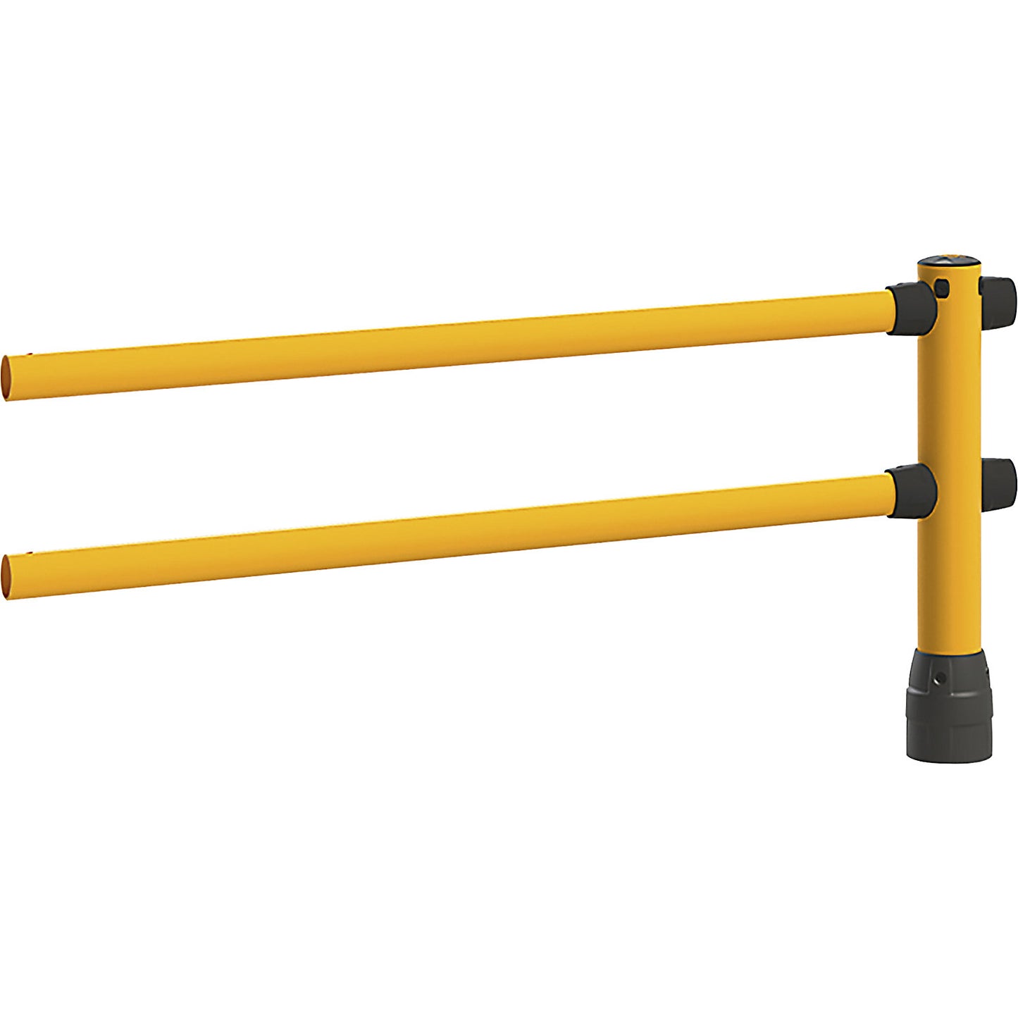 S-Line crash protection railing, LxWxH 2438 x 205 x 1170 mm, middle extension.