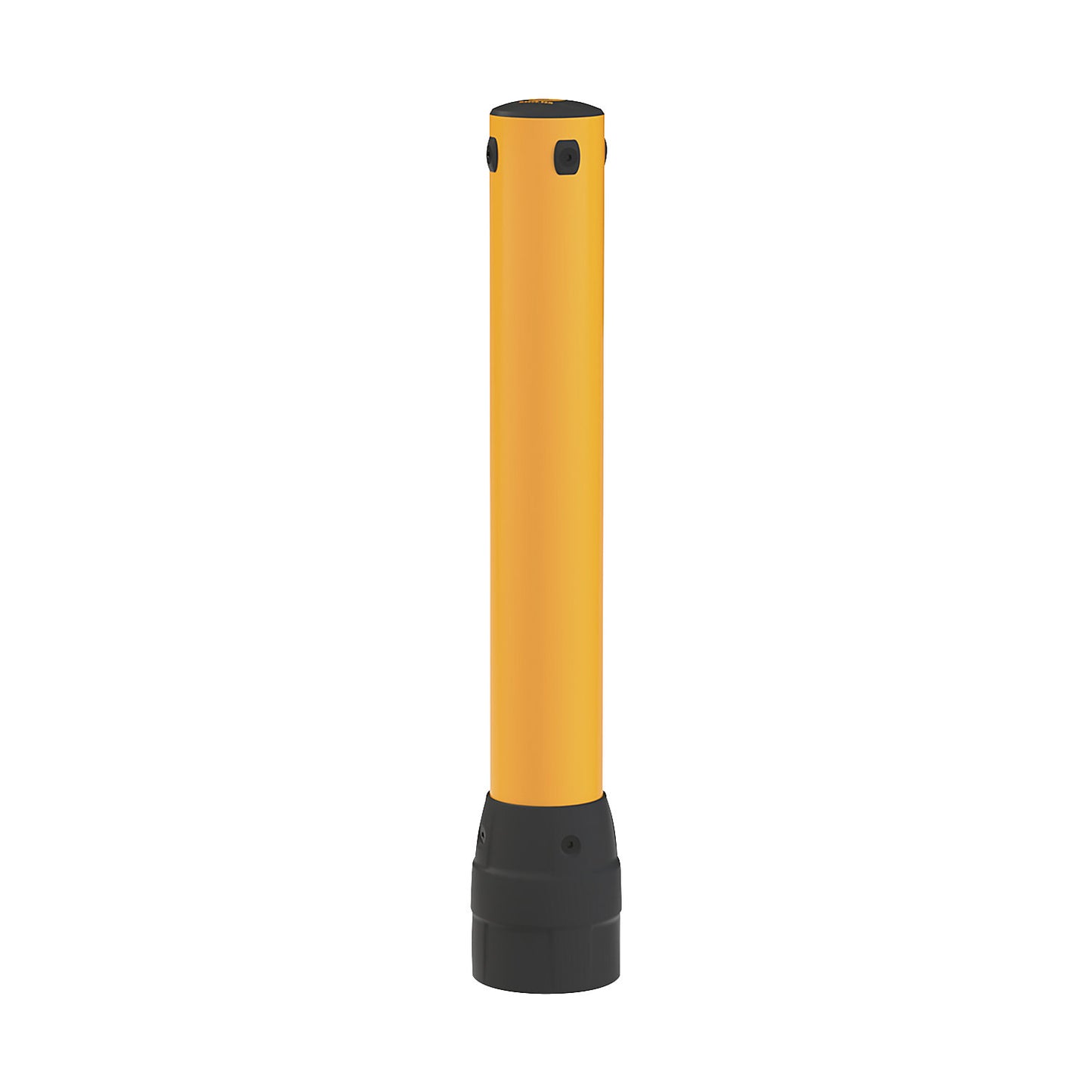 Crash protection bollard, for bolting down, LxWxH 205 x 205 x 1170 mm.