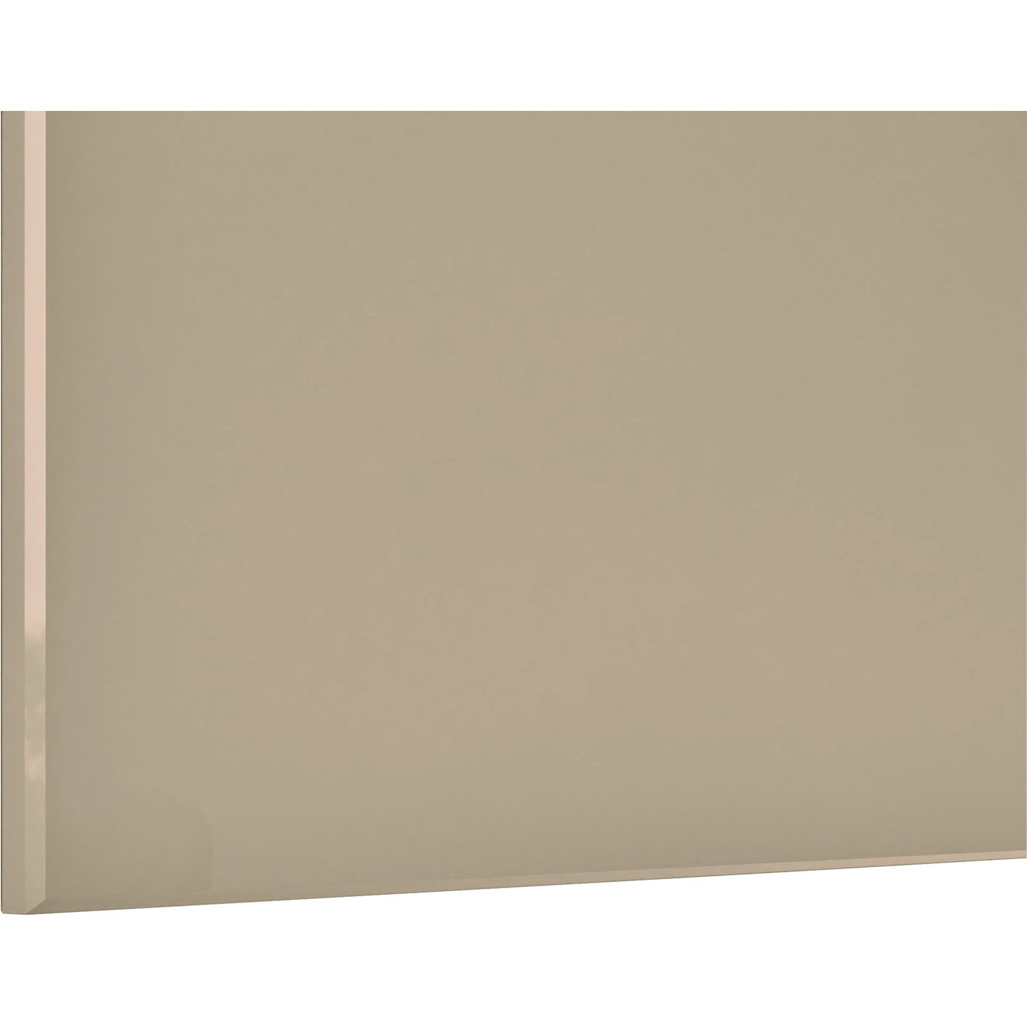 Glassboard Sharp, HxD 980 x 4 mm, frameless, width 1980 mm, brown.