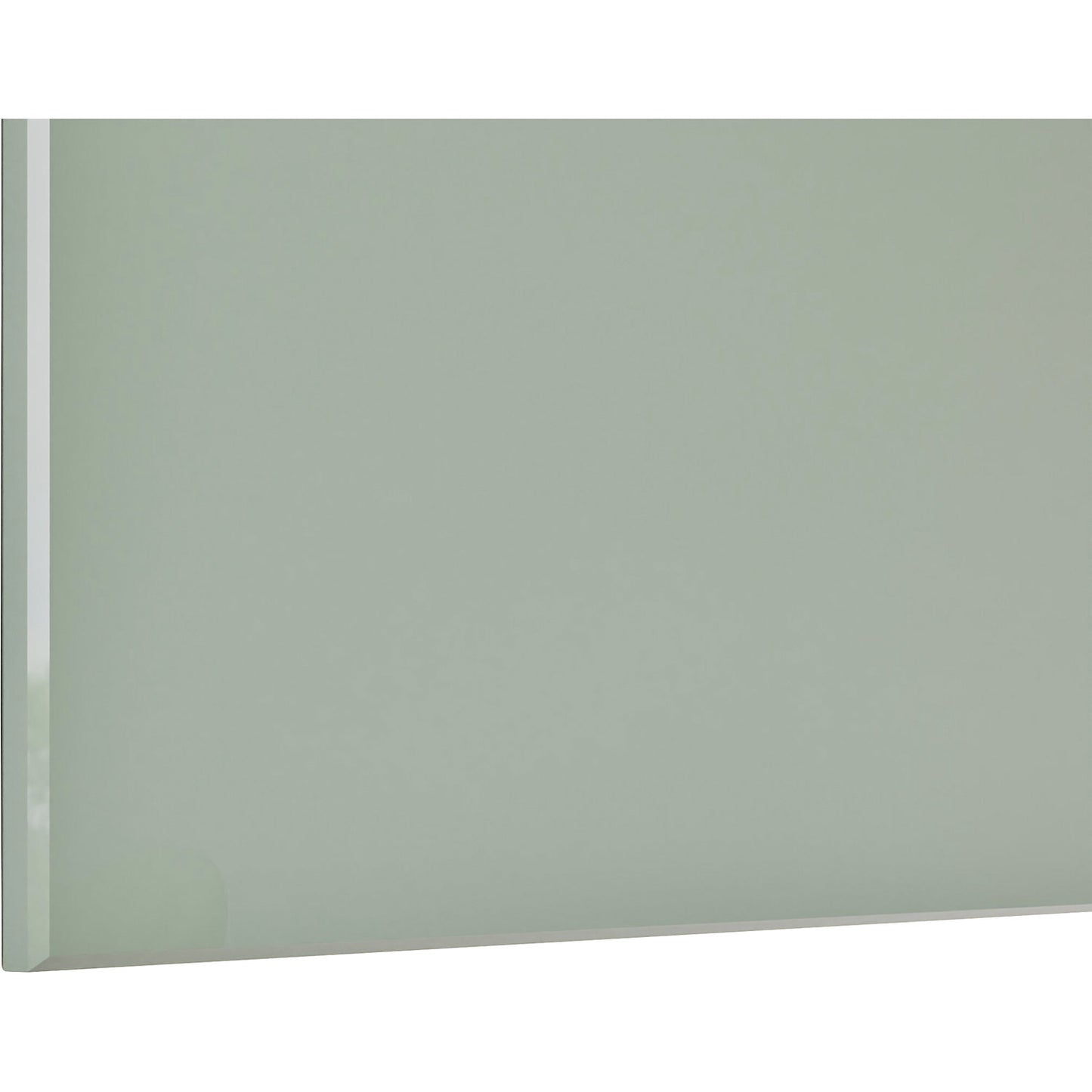 Glassboard Sharp, HxD 980 x 4 mm, frameless, width 1480 mm, green.