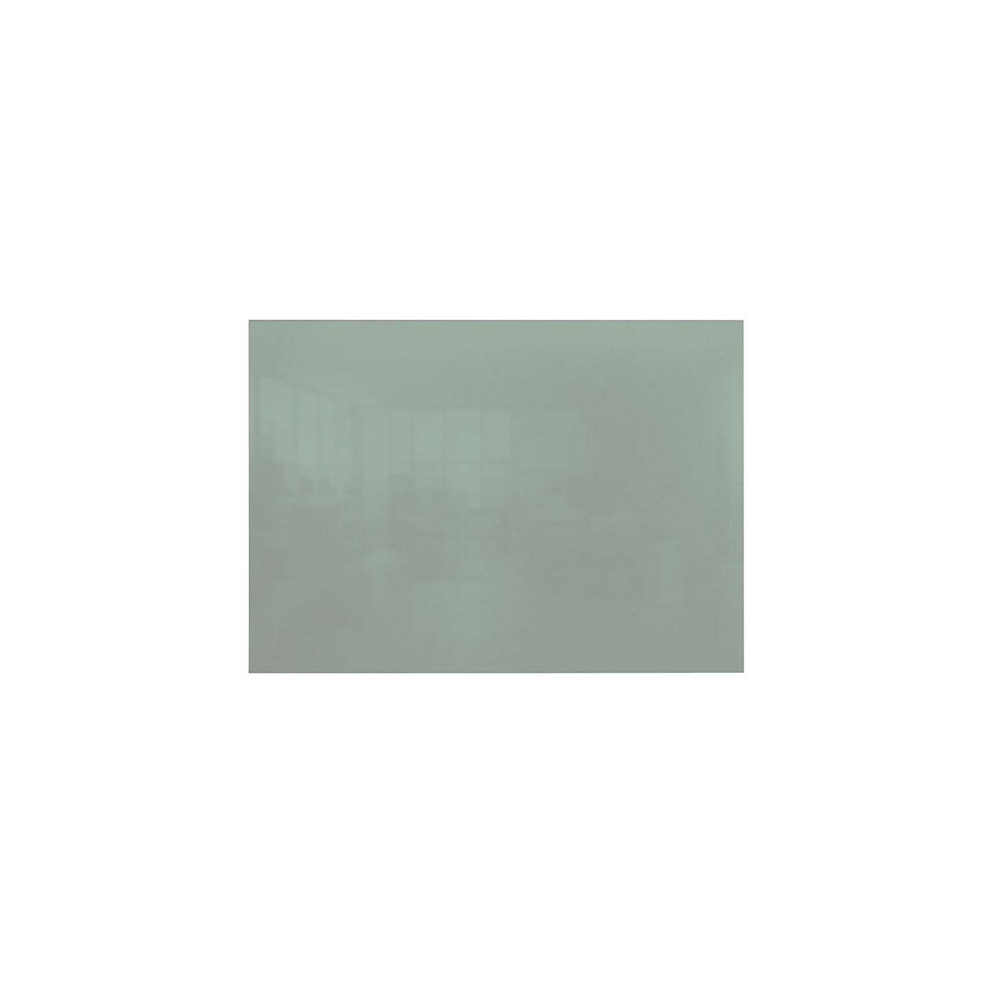 Glassboard Sharp, HxD 980 x 4 mm, frameless, width 1480 mm, green.