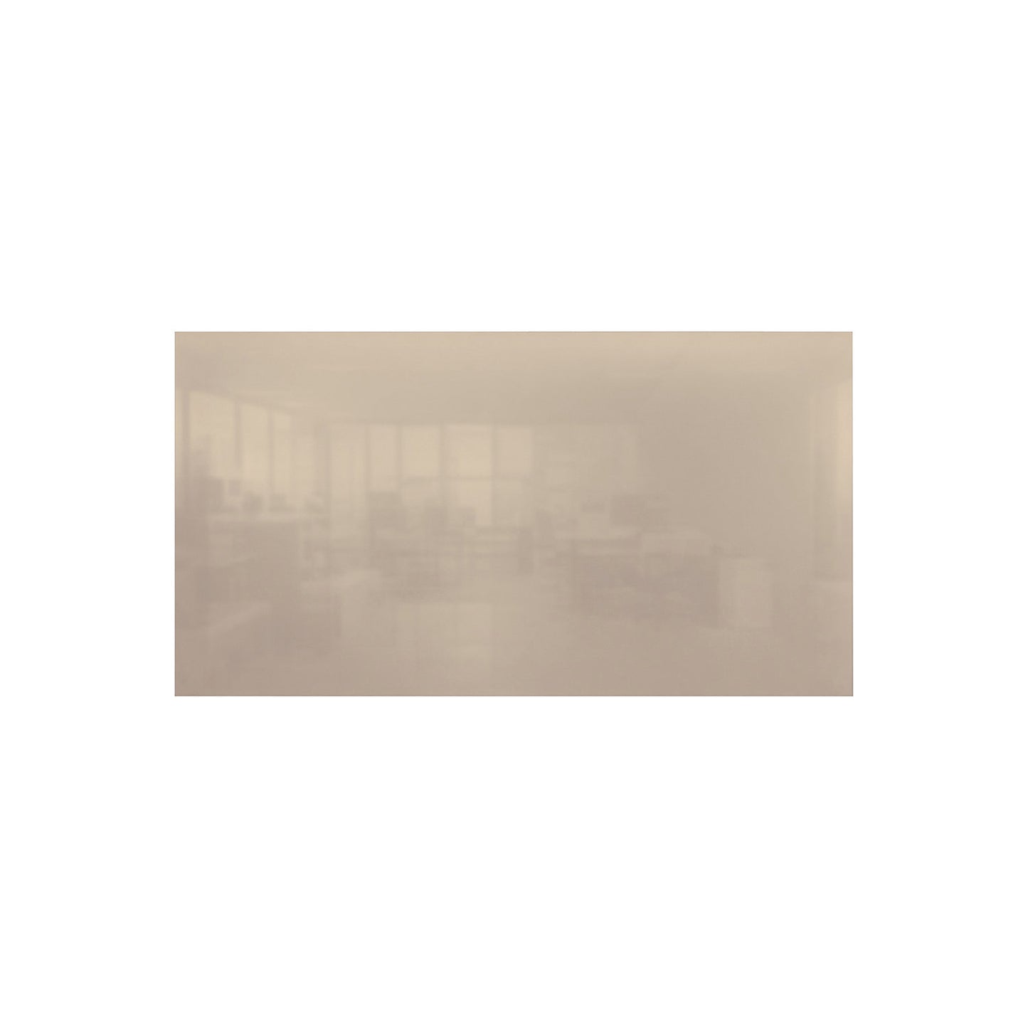 Glassboard Sharp, HxD 980 x 4 mm, frameless, width 1980 mm, brown.
