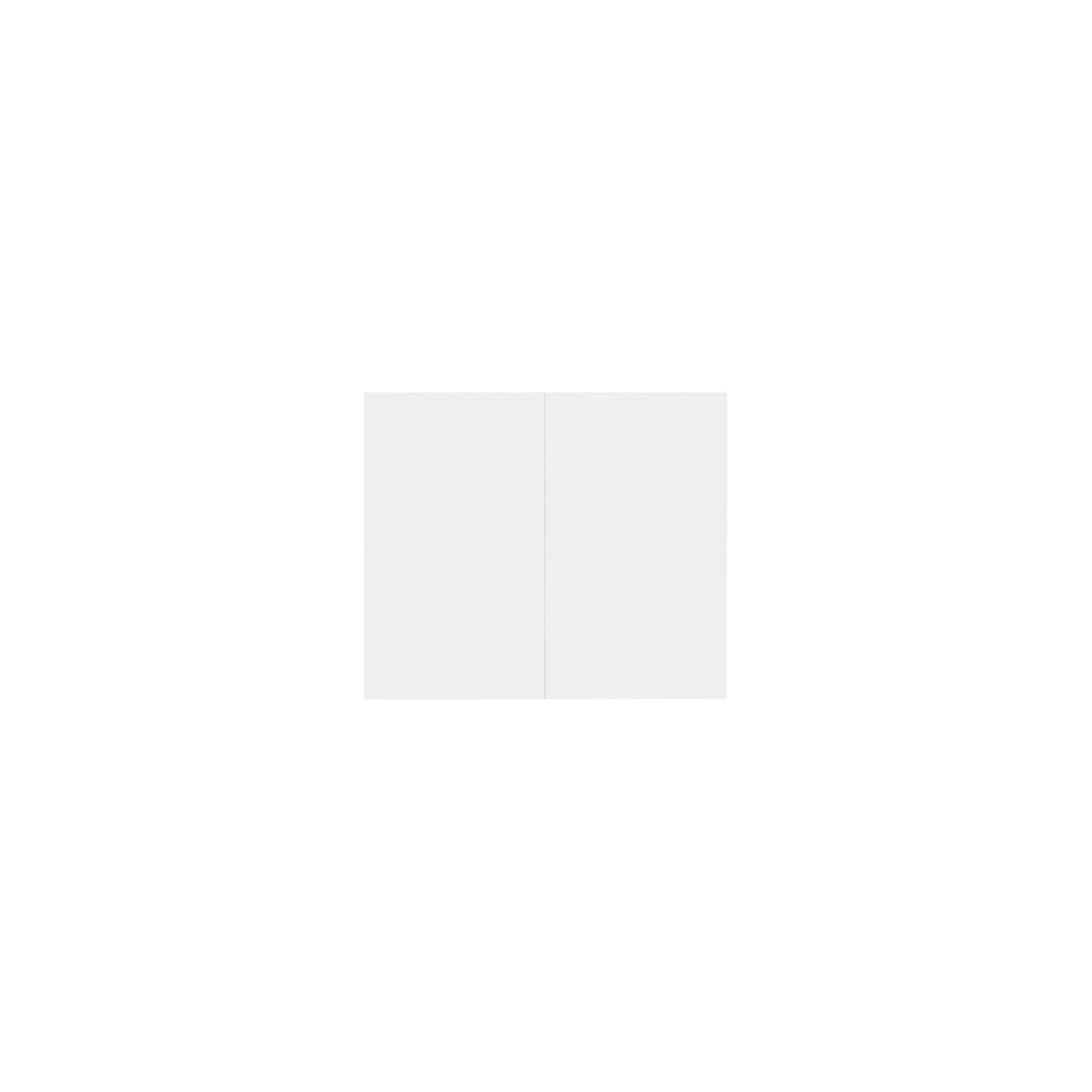 Design XXL-Whiteboard Sharp Wall, HxD 1980 x 10 mm, frameless, width 1960 mm, white.