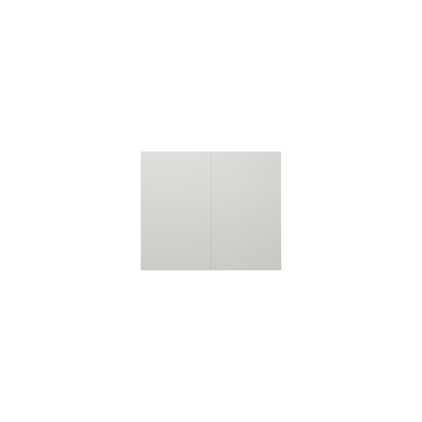 Design XXL-Whiteboard Sharp Wall, HxD 1980 x 10 mm, frameless, width 1960 mm, grey.