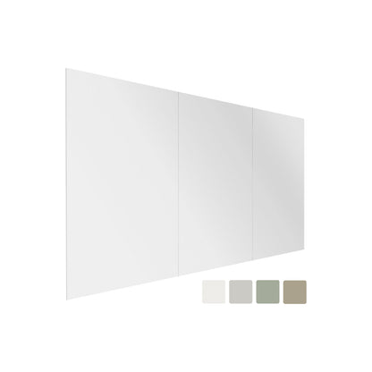 Design XXL-Whiteboard Sharp Wall, HxD 1980 x 10 mm, frameless, width 2940 mm, brown.