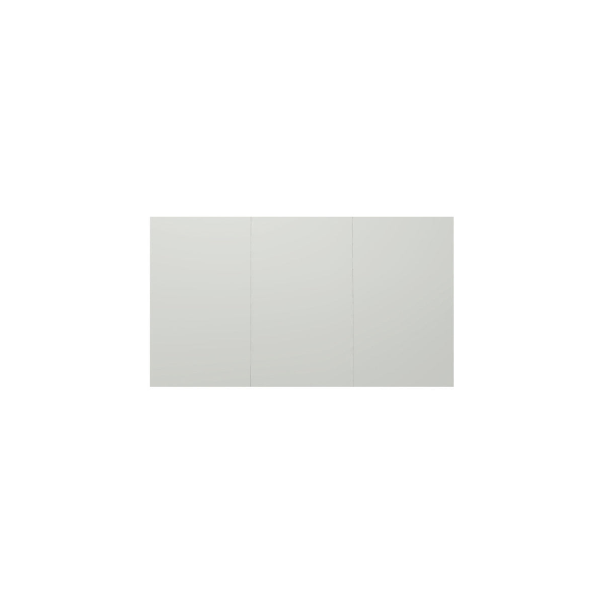 Design XXL-Whiteboard Sharp Wall, HxD 1980 x 10 mm, frameless, width 2940 mm, grey.