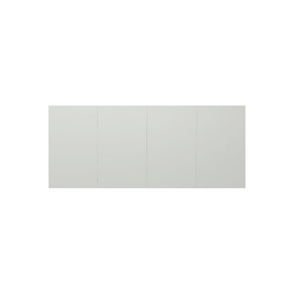 Design XXL-Whiteboard Sharp Wall, HxD 1980 x 10 mm, frameless, width 3920 mm, grey.