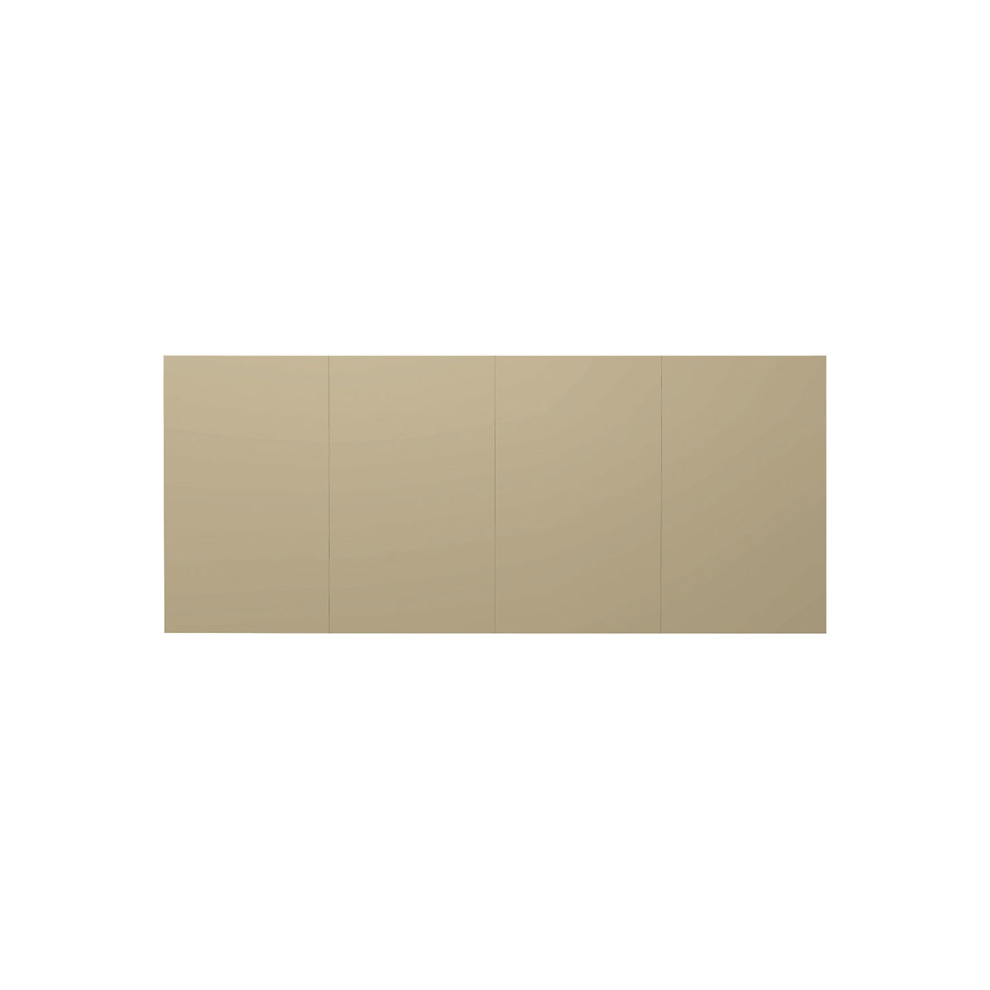 Design XXL-Whiteboard Sharp Wall, HxD 1980 x 10 mm, frameless, width 3920 mm, brown.